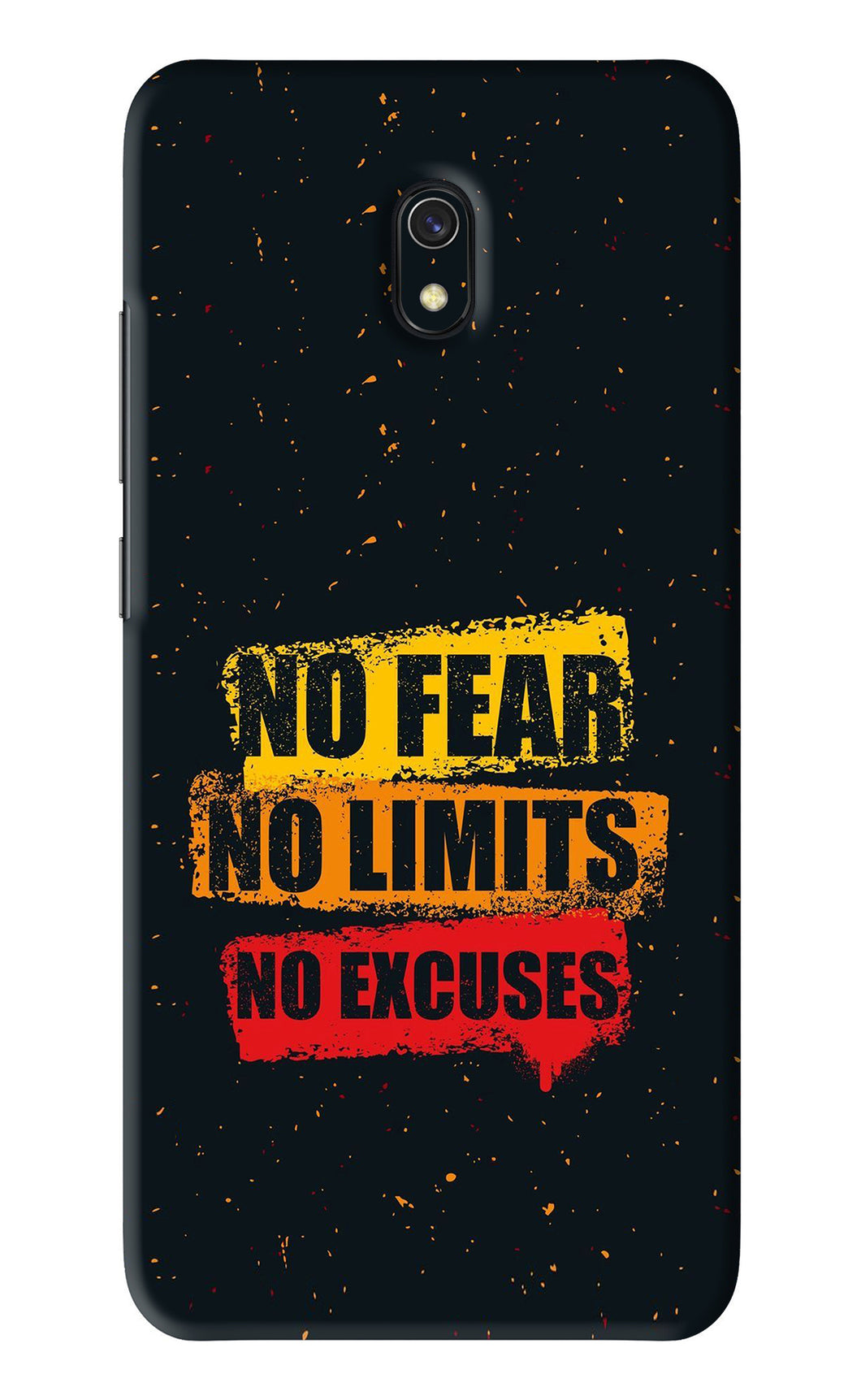No Fear No Limits No Excuses Xiaomi Redmi 8A Back Skin Wrap