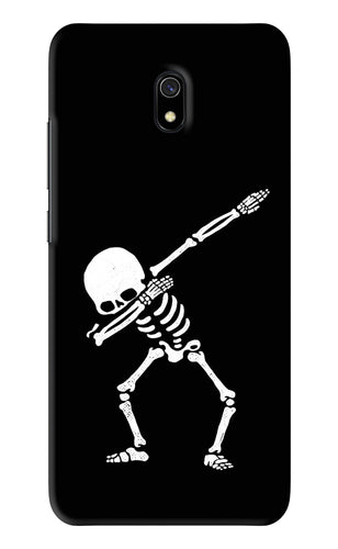 Dabbing Skeleton Art Xiaomi Redmi 8A Back Skin Wrap