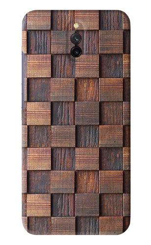 Wooden Cube Design Xiaomi Redmi 8A Dual Back Skin Wrap