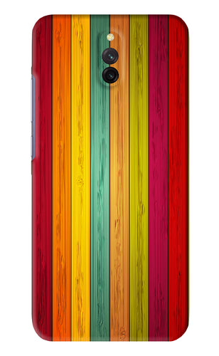 Multicolor Wooden Xiaomi Redmi 8A Dual Back Skin Wrap