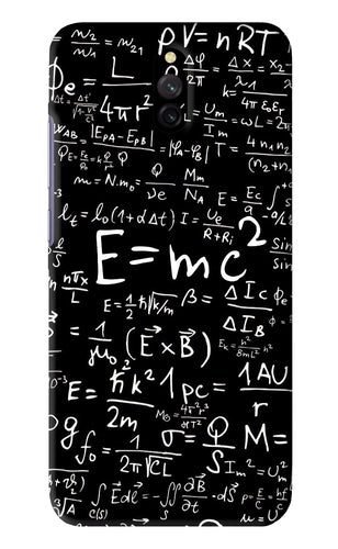 Physics Albert Einstein Formula Xiaomi Redmi 8A Dual Back Skin Wrap