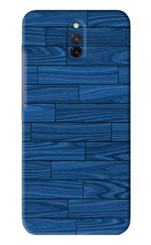 Blue Wooden Texture Xiaomi Redmi 8A Dual Back Skin Wrap