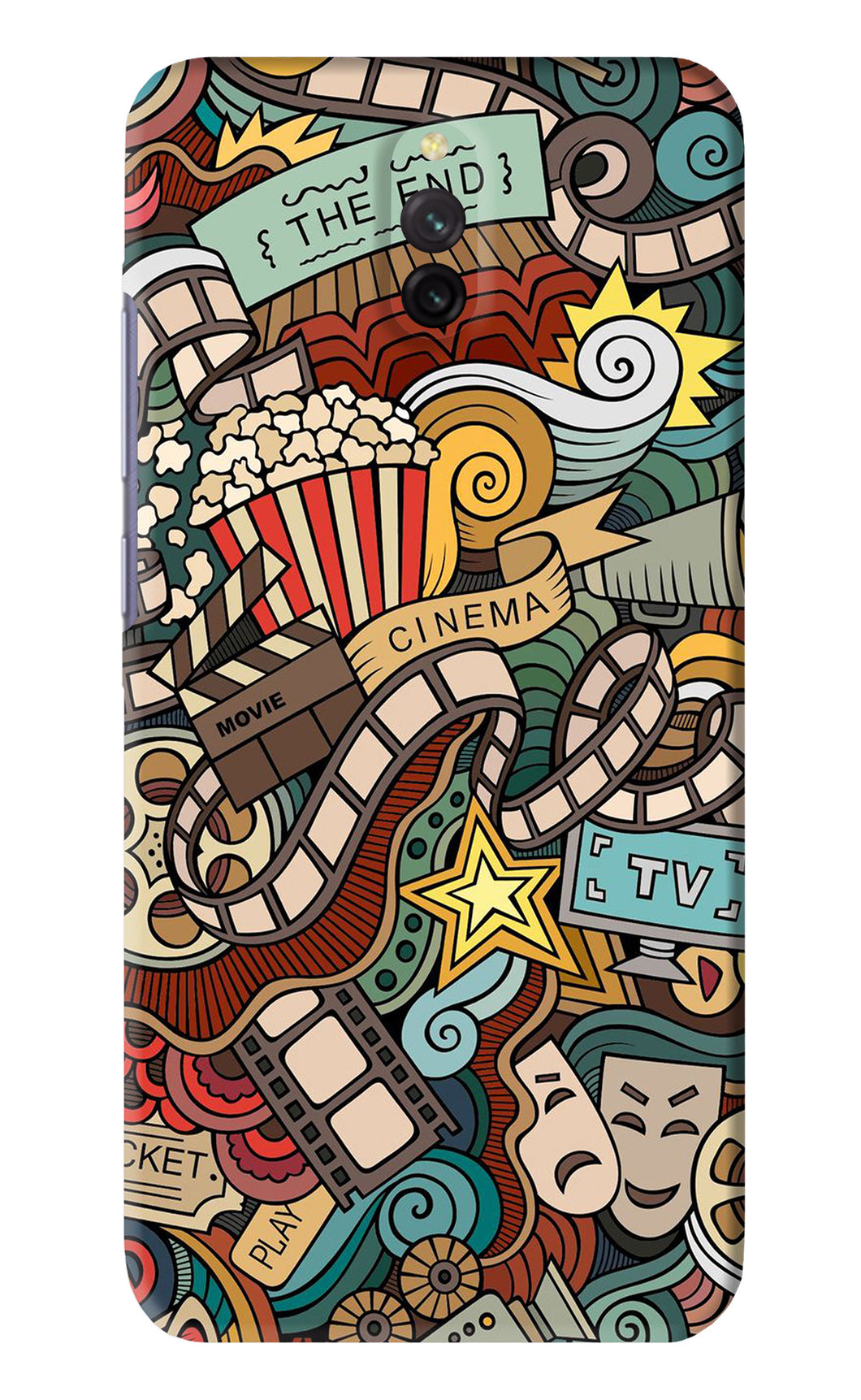 Cinema Abstract Xiaomi Redmi 8A Dual Back Skin Wrap