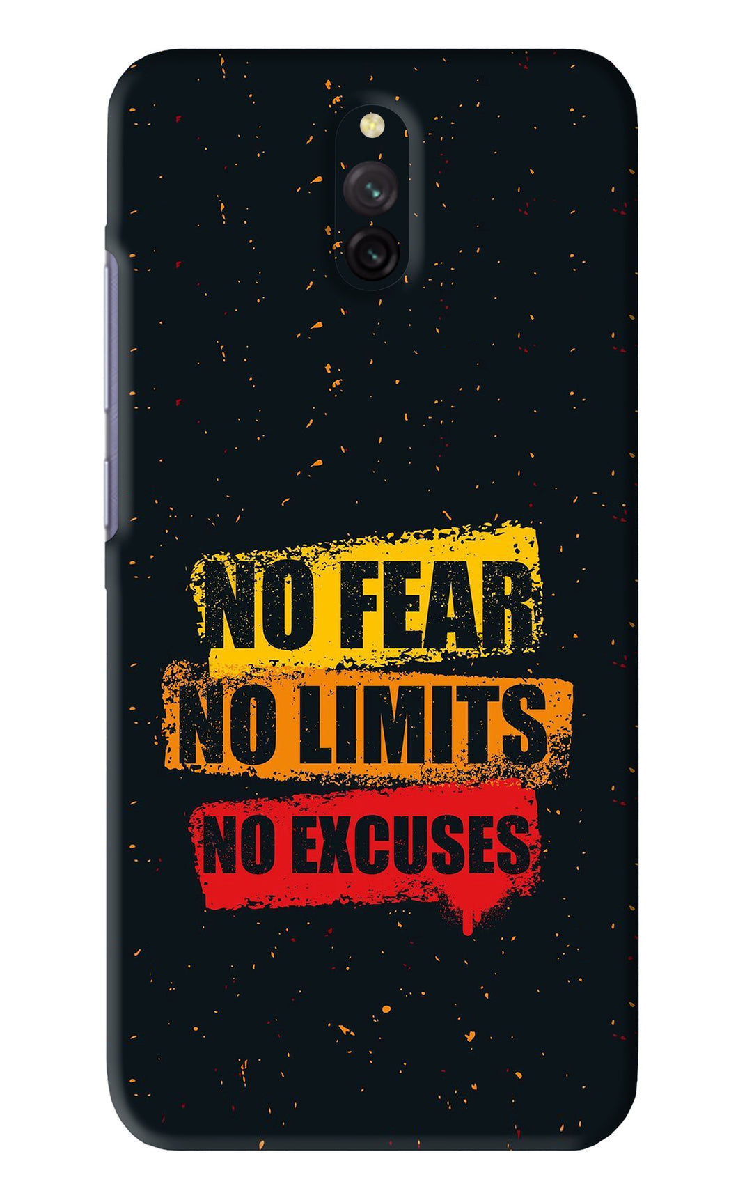 No Fear No Limits No Excuses Xiaomi Redmi 8A Dual Back Skin Wrap
