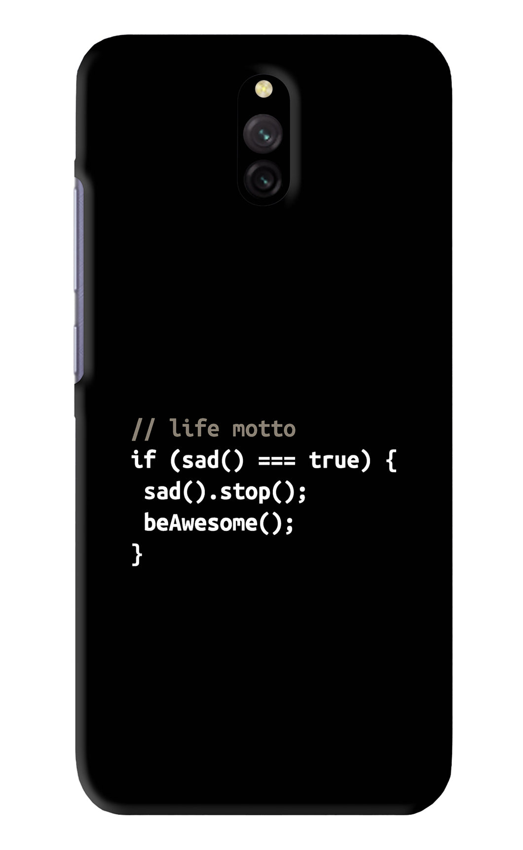 Life Motto Code Xiaomi Redmi 8A Dual Back Skin Wrap