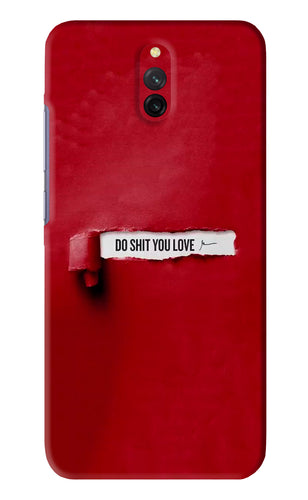 Do Shit You Love Xiaomi Redmi 8A Dual Back Skin Wrap