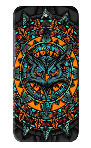 Angry Owl Art Xiaomi Redmi 8A Dual Back Skin Wrap