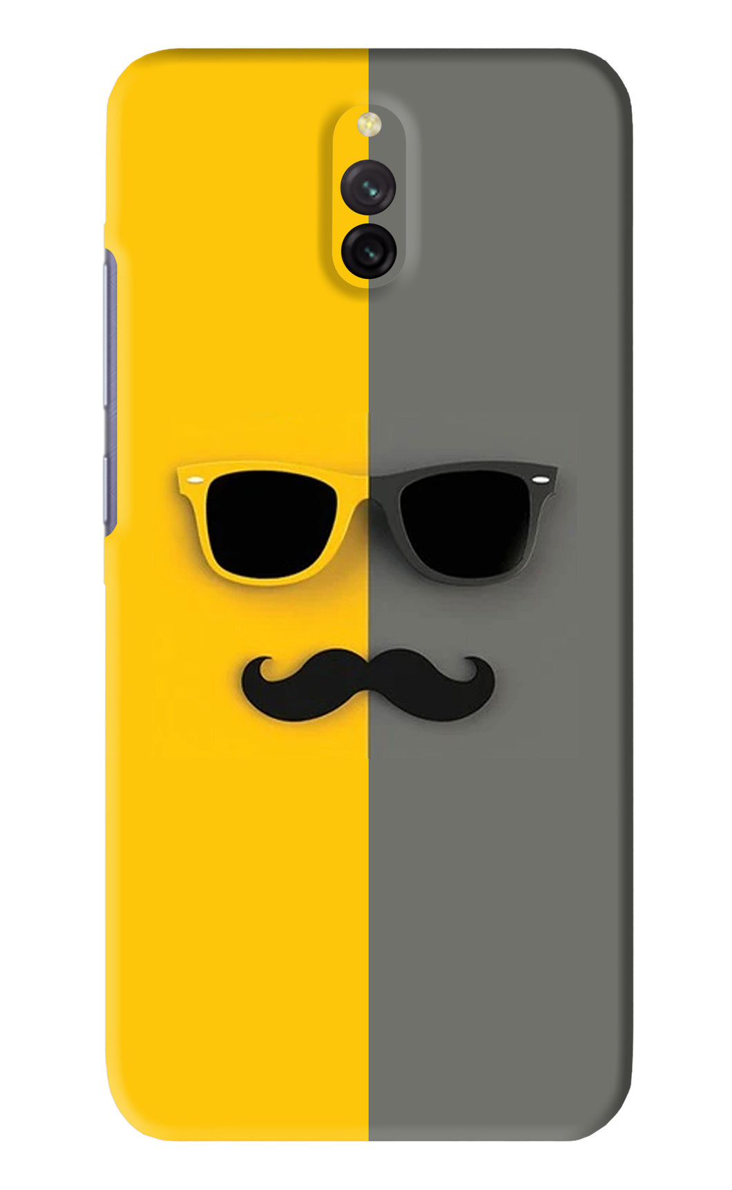Sunglasses with Mustache Xiaomi Redmi 8A Dual Back Skin Wrap