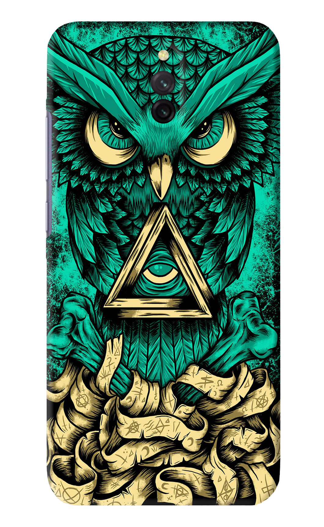 Green Owl Xiaomi Redmi 8A Dual Back Skin Wrap