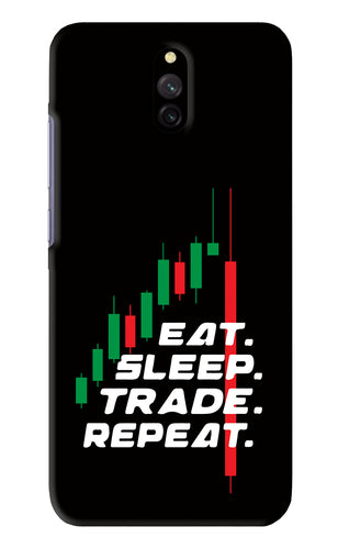 Eat Sleep Trade Repeat Xiaomi Redmi 8A Dual Back Skin Wrap