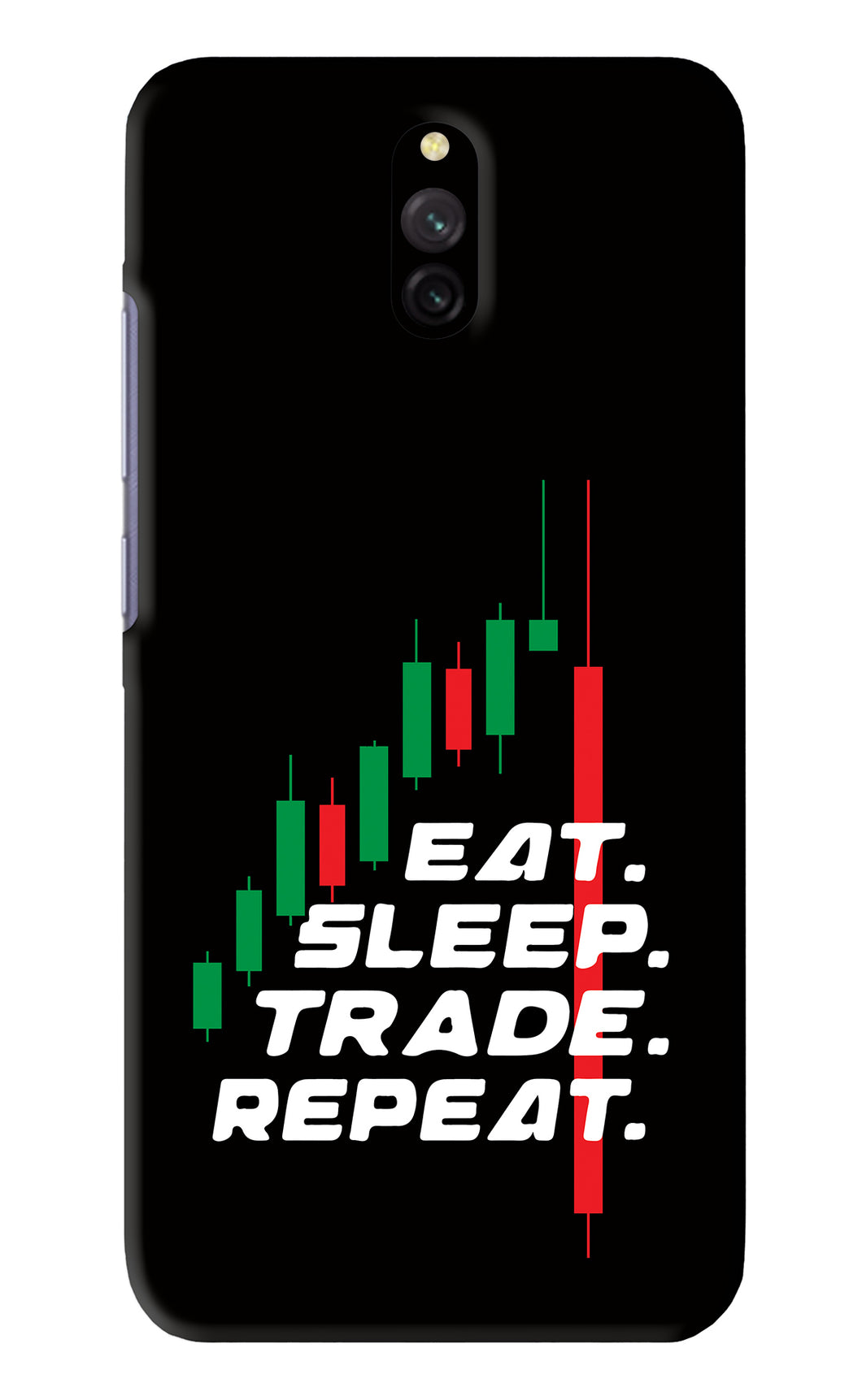 Eat Sleep Trade Repeat Xiaomi Redmi 8A Dual Back Skin Wrap