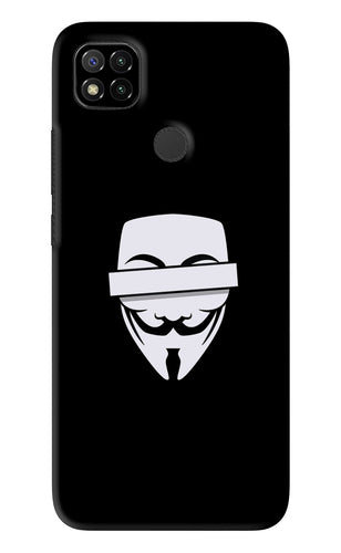 Anonymous Face Xiaomi Redmi 9 Back Skin Wrap