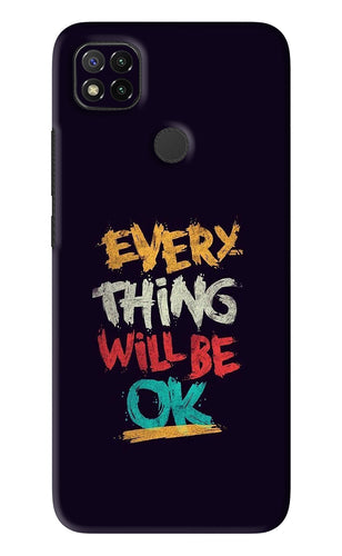 Everything Will Be Ok Xiaomi Redmi 9 Back Skin Wrap