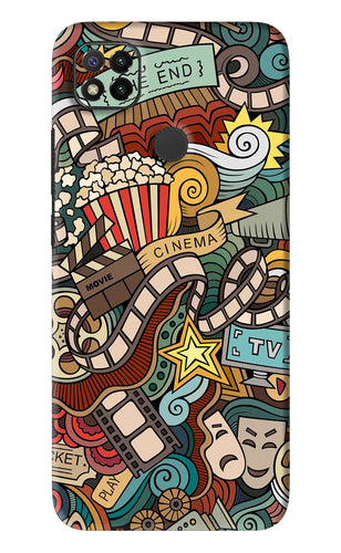 Cinema Abstract Xiaomi Redmi 9 Back Skin Wrap