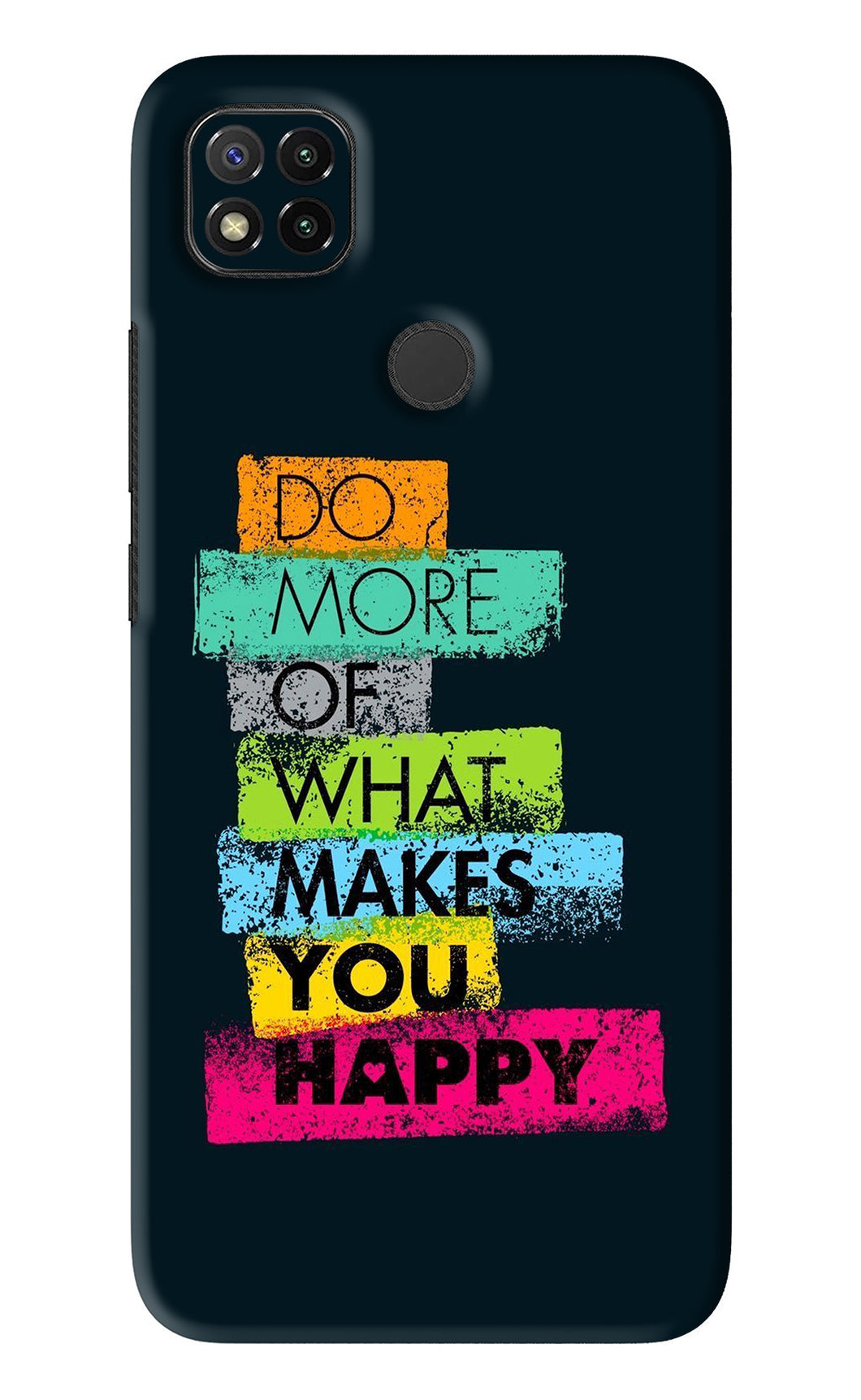 Do More Of What Makes You Happy Xiaomi Redmi 9 Back Skin Wrap