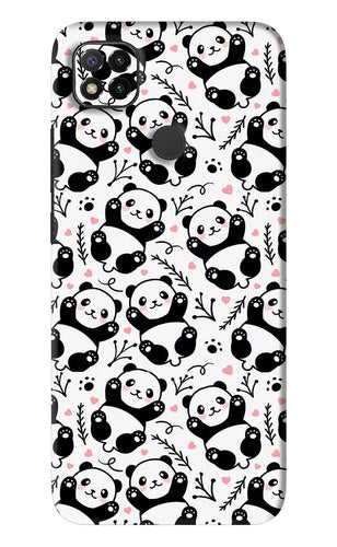 Cute Panda Xiaomi Redmi 9 Back Skin Wrap