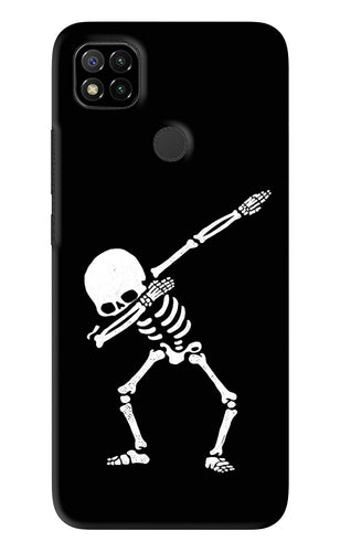 Dabbing Skeleton Art Xiaomi Redmi 9 Back Skin Wrap