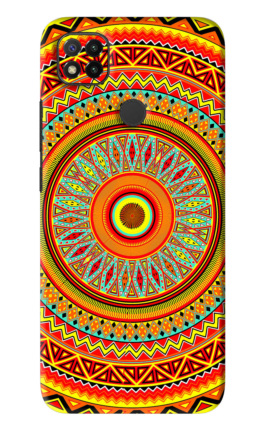 Mandala Pattern Xiaomi Redmi 9 Back Skin Wrap