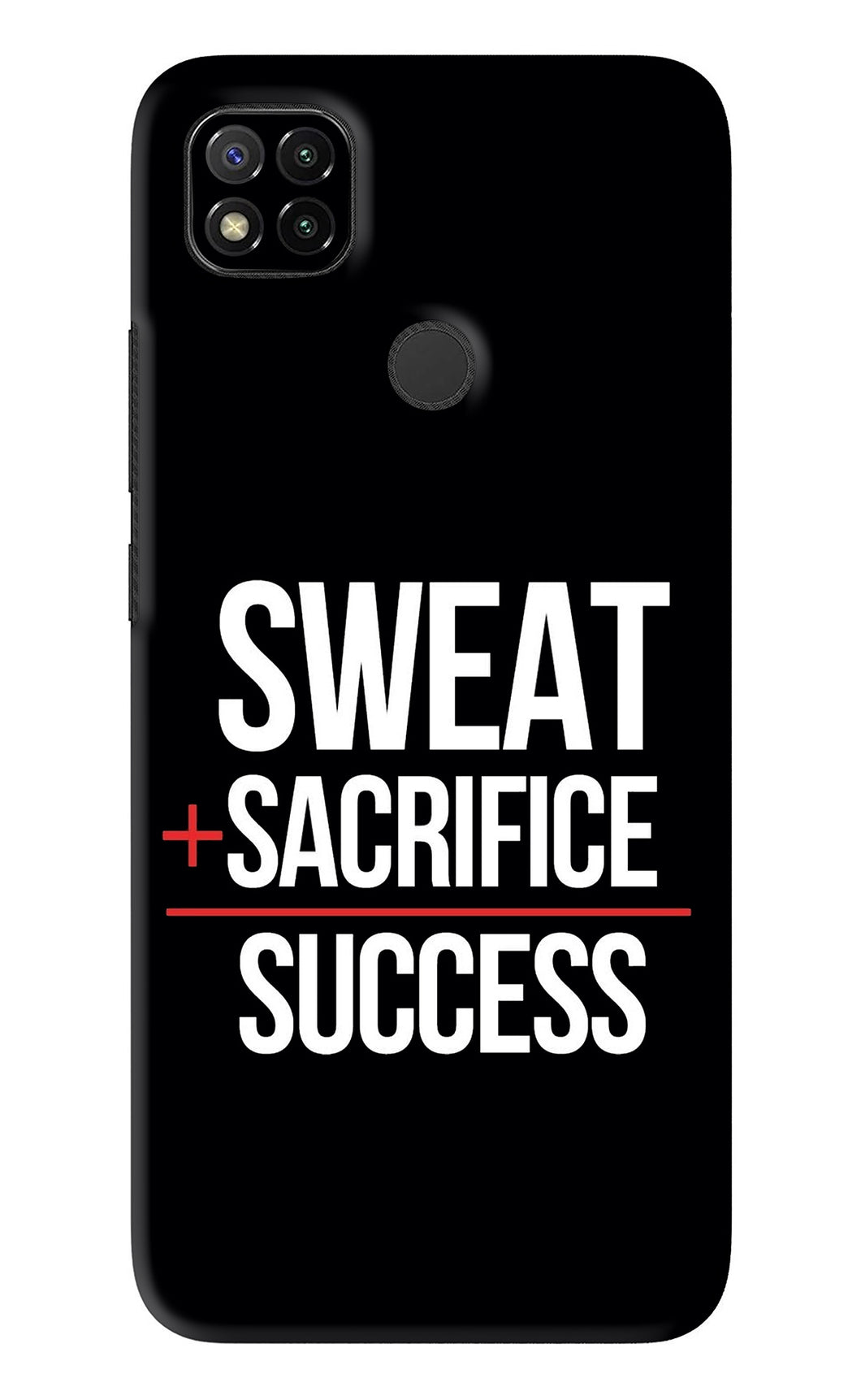 Sweat Sacrifice Success Xiaomi Redmi 9 Back Skin Wrap