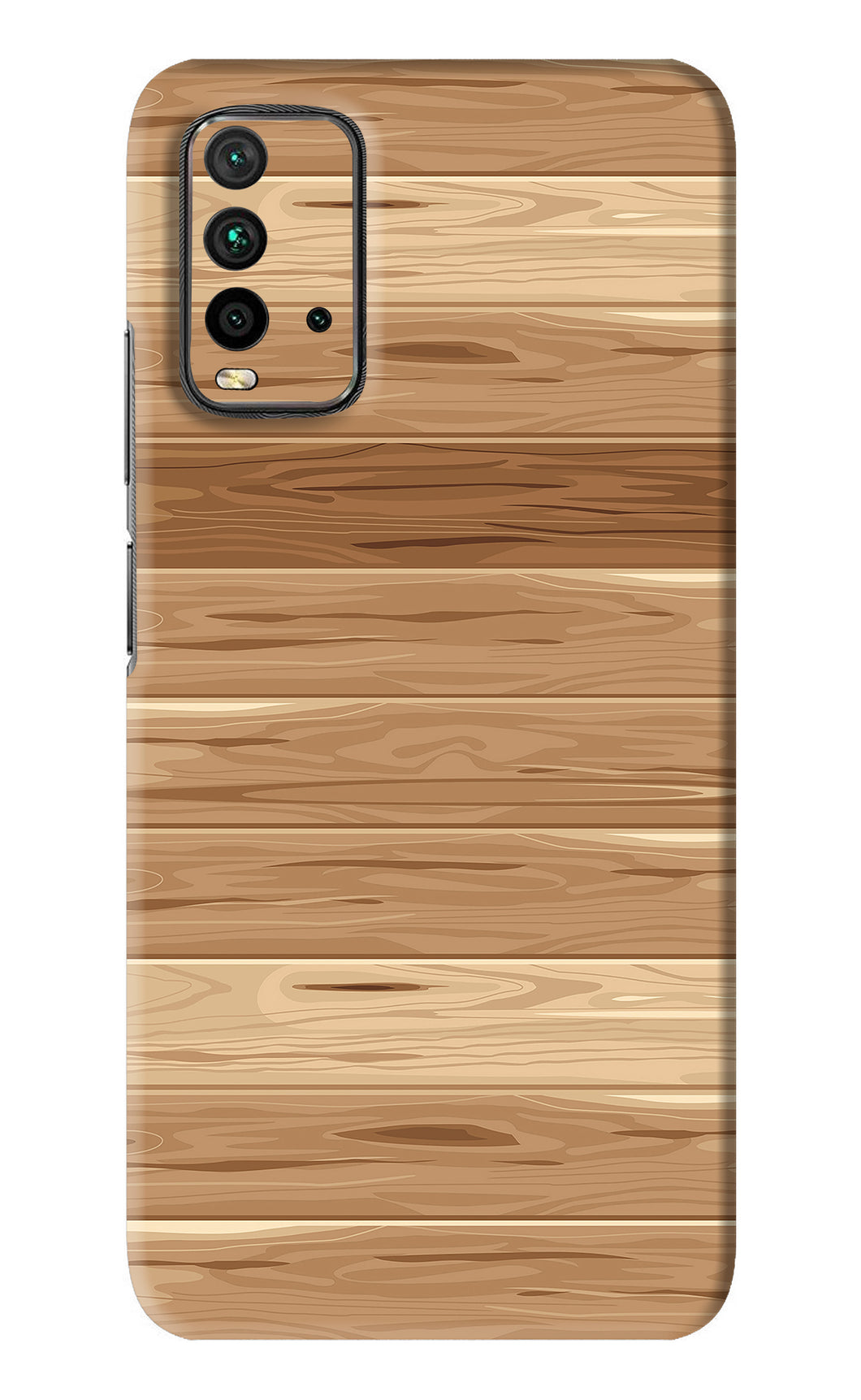 Wooden Vector Xiaomi Redmi 9 Power Back Skin Wrap