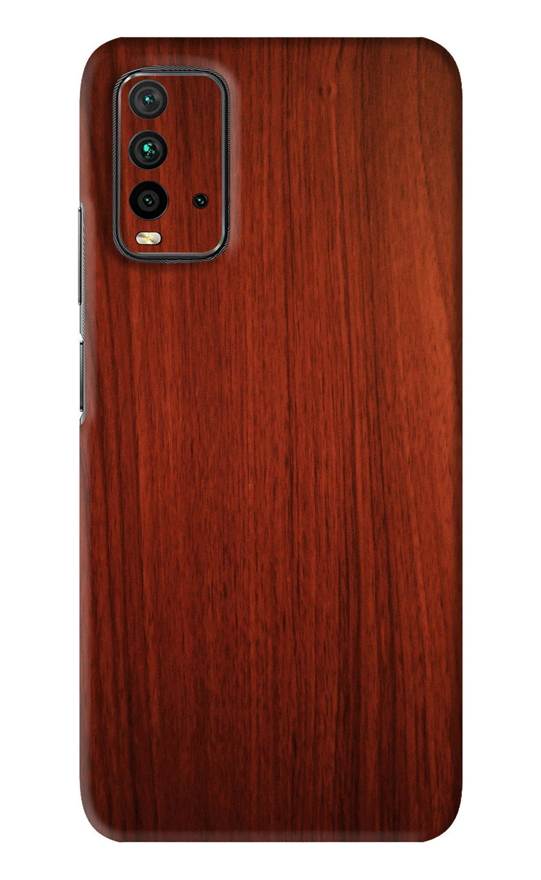 Wooden Plain Pattern Xiaomi Redmi 9 Power Back Skin Wrap
