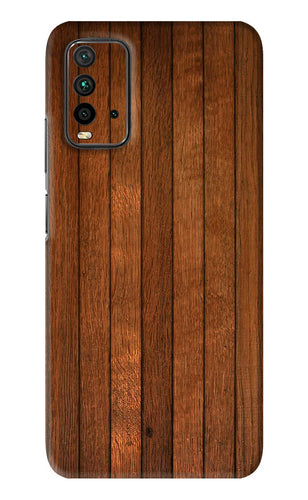 Wooden Artwork Bands Xiaomi Redmi 9 Power Back Skin Wrap