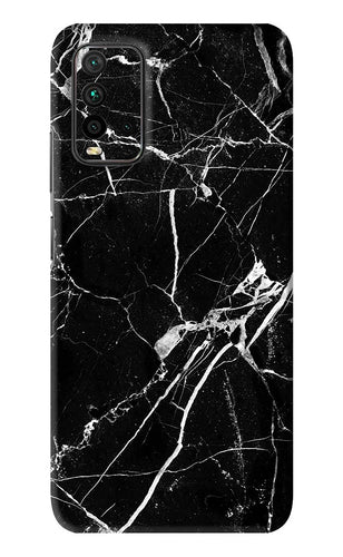 Black Marble Texture 2 Xiaomi Redmi 9 Power Back Skin Wrap