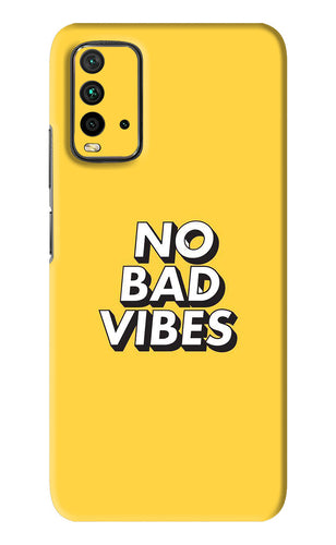No Bad Vibes Xiaomi Redmi 9 Power Back Skin Wrap