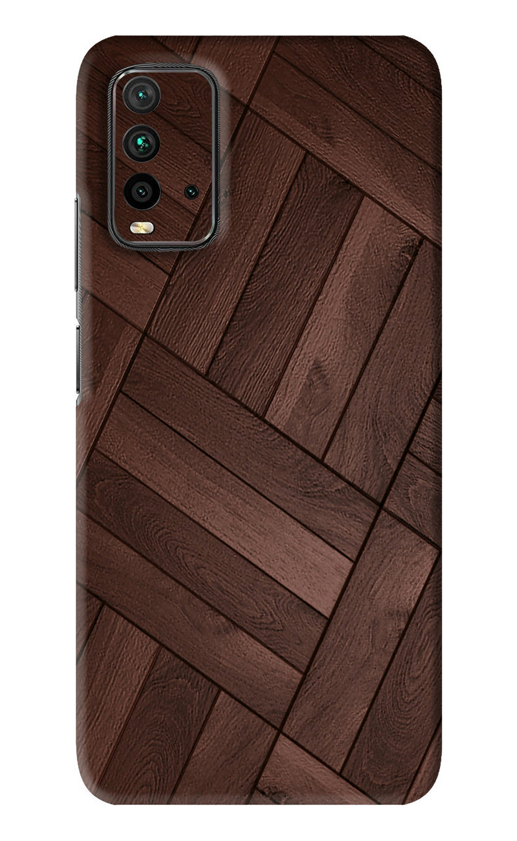 Wooden Texture Design Xiaomi Redmi 9 Power Back Skin Wrap