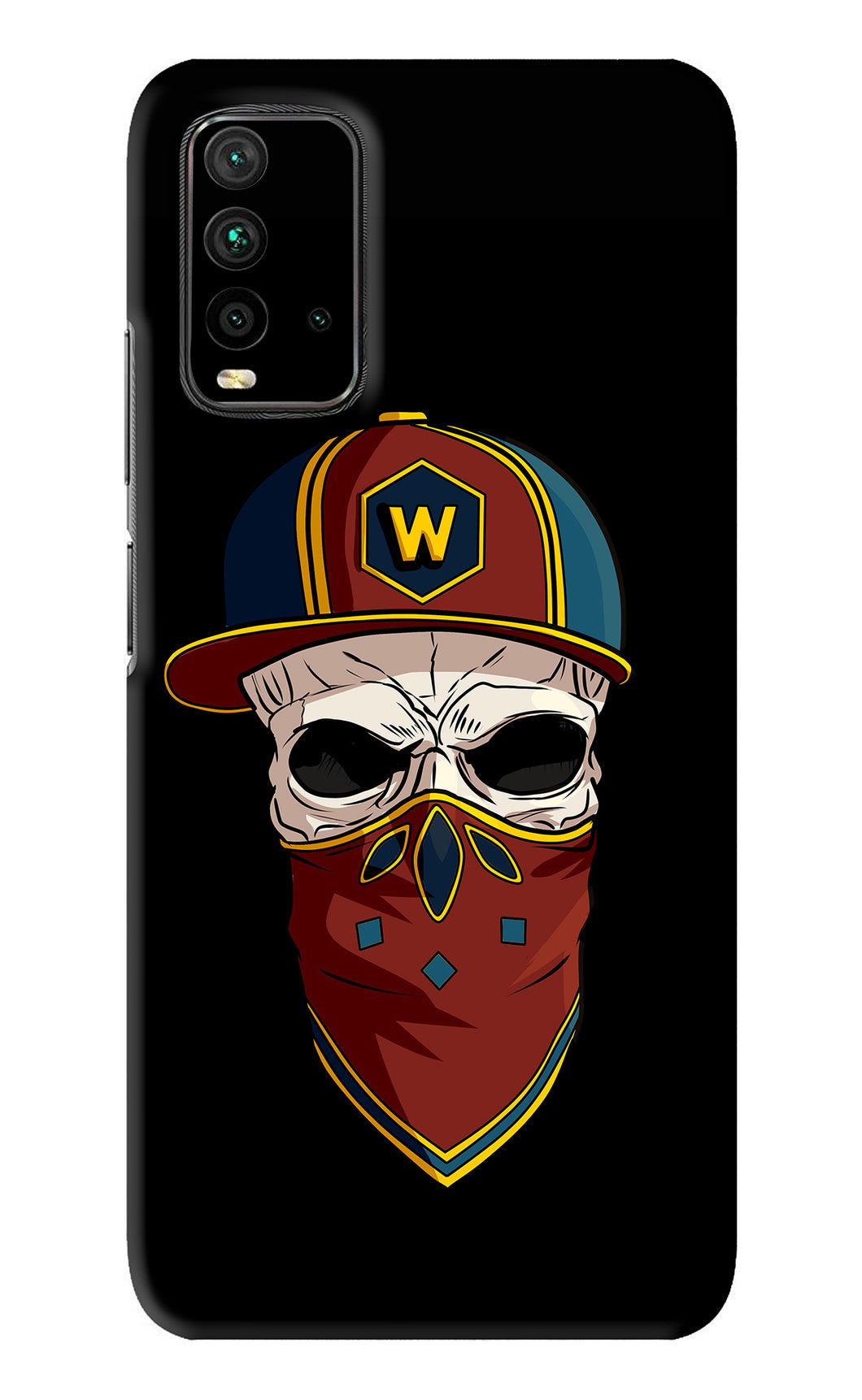 Skull Xiaomi Redmi 9 Power Back Skin Wrap