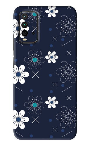 Flowers 4 Xiaomi Redmi 9 Power Back Skin Wrap