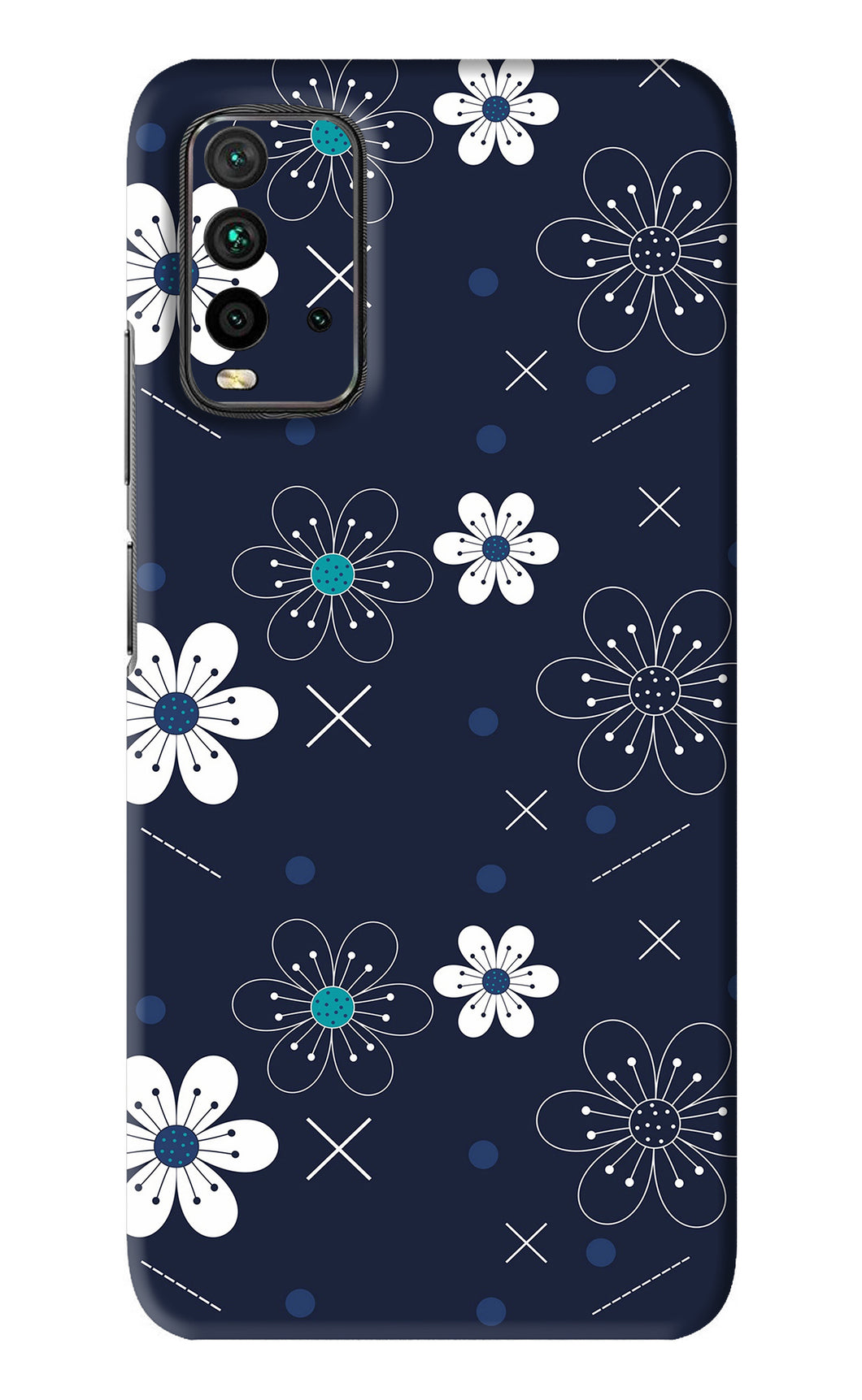 Flowers 4 Xiaomi Redmi 9 Power Back Skin Wrap