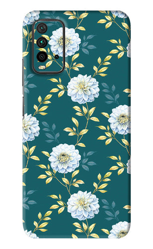 Flowers 5 Xiaomi Redmi 9 Power Back Skin Wrap