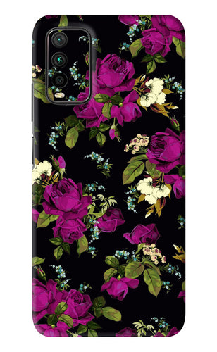 Flowers 3 Xiaomi Redmi 9 Power Back Skin Wrap