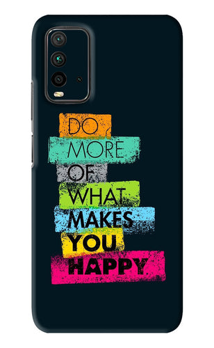 Do More Of What Makes You Happy Xiaomi Redmi 9 Power Back Skin Wrap