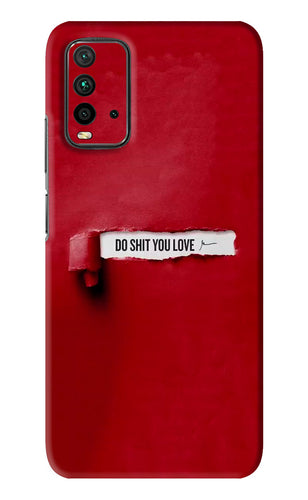 Do Shit You Love Xiaomi Redmi 9 Power Back Skin Wrap