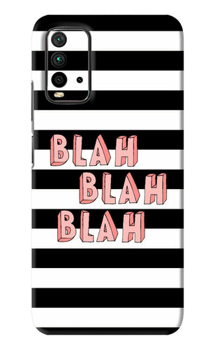 Blah Blah Blah Xiaomi Redmi 9 Power Back Skin Wrap