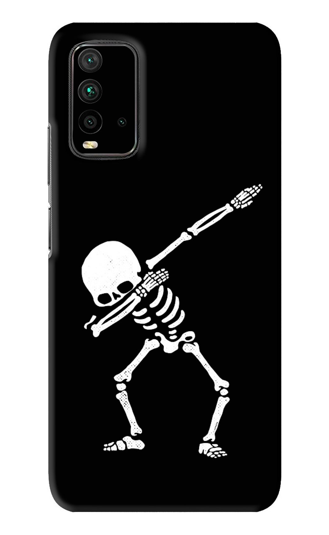 Dabbing Skeleton Art Xiaomi Redmi 9 Power Back Skin Wrap