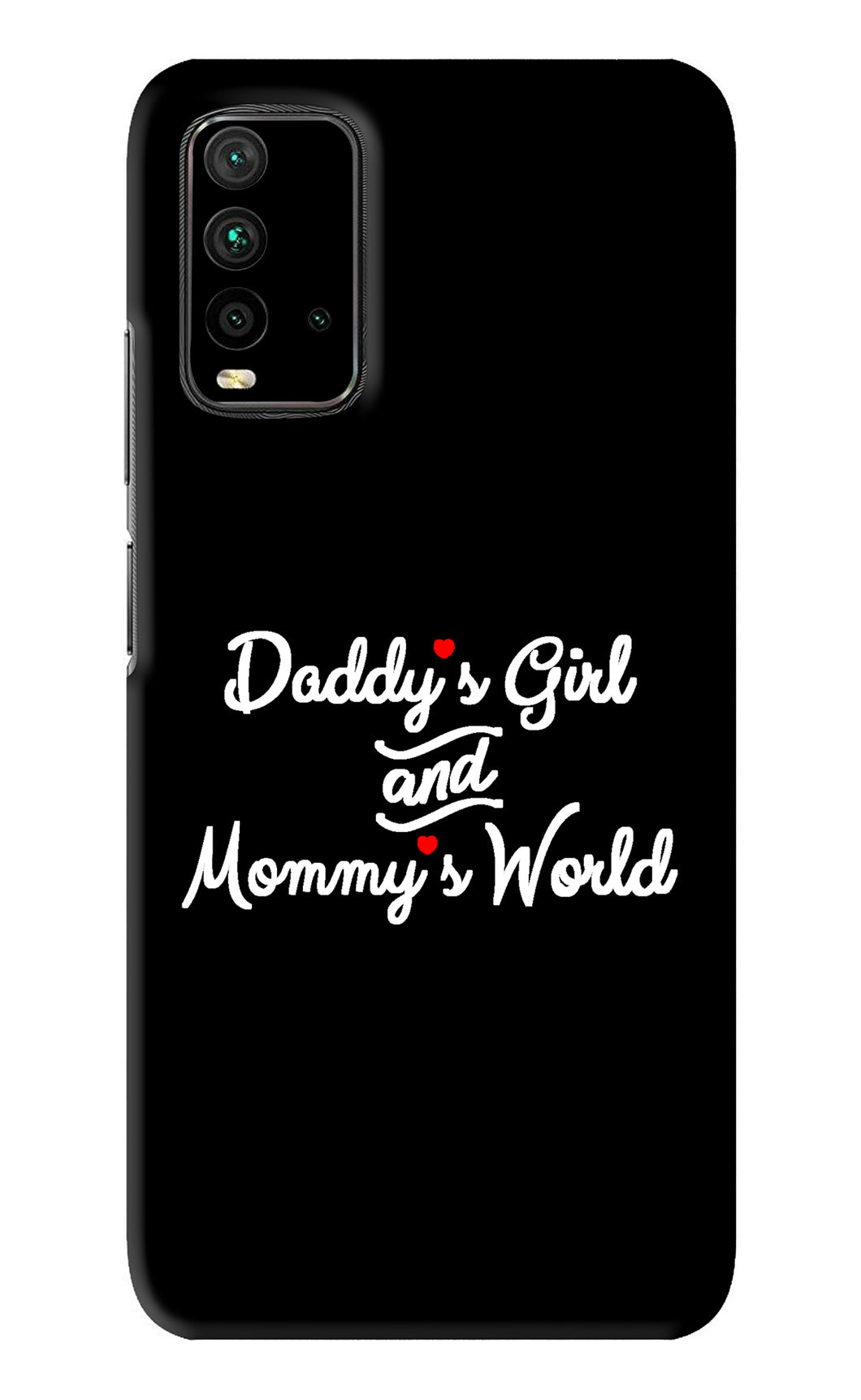 Daddy's Girl and Mommy's World Xiaomi Redmi 9 Power Back Skin Wrap