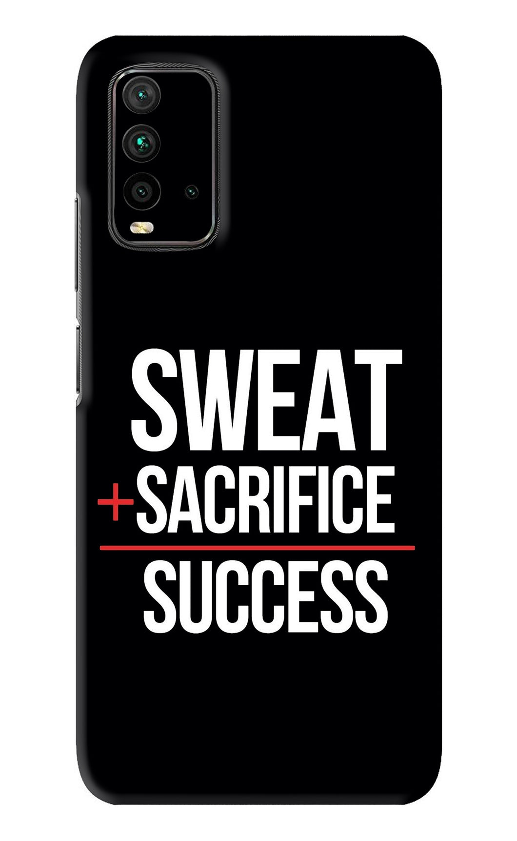 Sweat Sacrifice Success Xiaomi Redmi 9 Power Back Skin Wrap