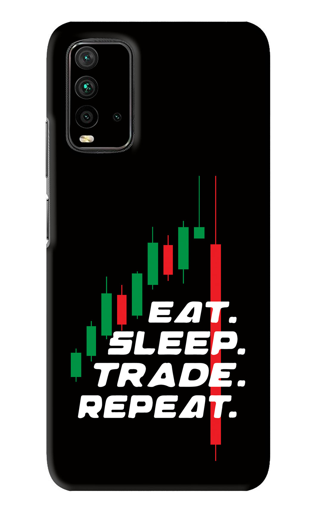 Eat Sleep Trade Repeat Xiaomi Redmi 9 Power Back Skin Wrap