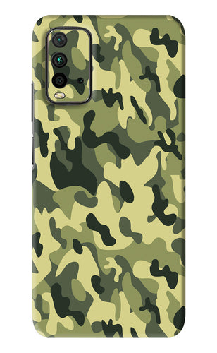 Camouflage Xiaomi Redmi 9 Power Back Skin Wrap