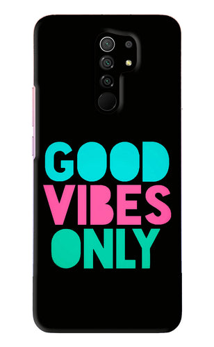 Quote Good Vibes Only Xiaomi Redmi 9 Prime Back Skin Wrap