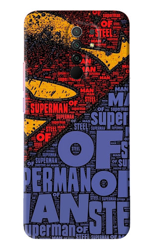 Superman Xiaomi Redmi 9 Prime Back Skin Wrap