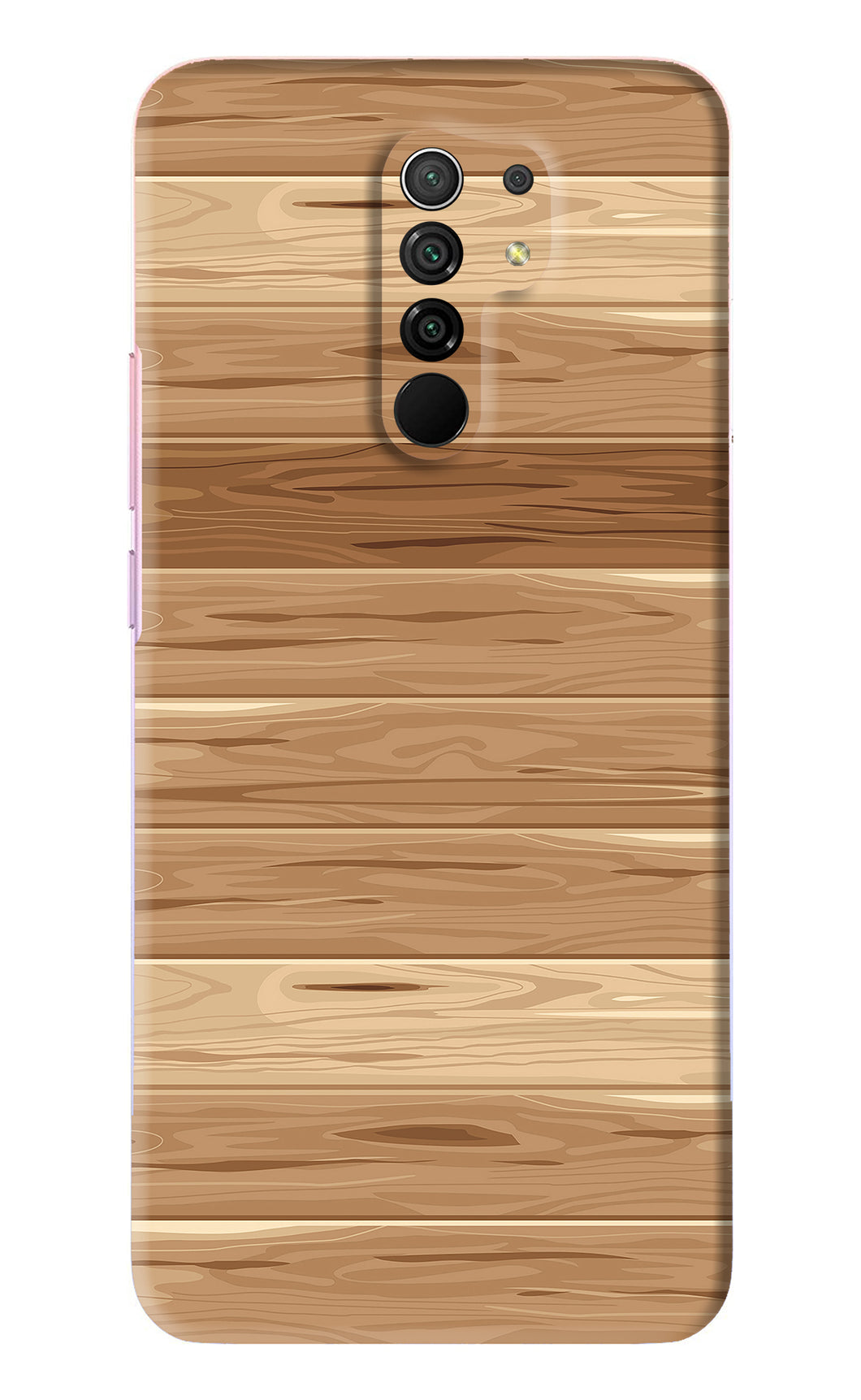 Wooden Vector Xiaomi Redmi 9 Prime Back Skin Wrap