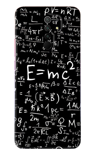 Physics Albert Einstein Formula Xiaomi Redmi 9 Prime Back Skin Wrap