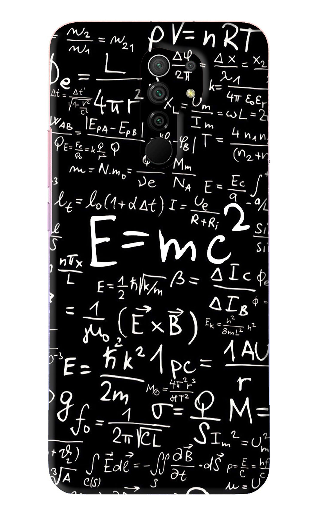 Physics Albert Einstein Formula Xiaomi Redmi 9 Prime Back Skin Wrap