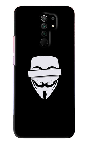 Anonymous Face Xiaomi Redmi 9 Prime Back Skin Wrap