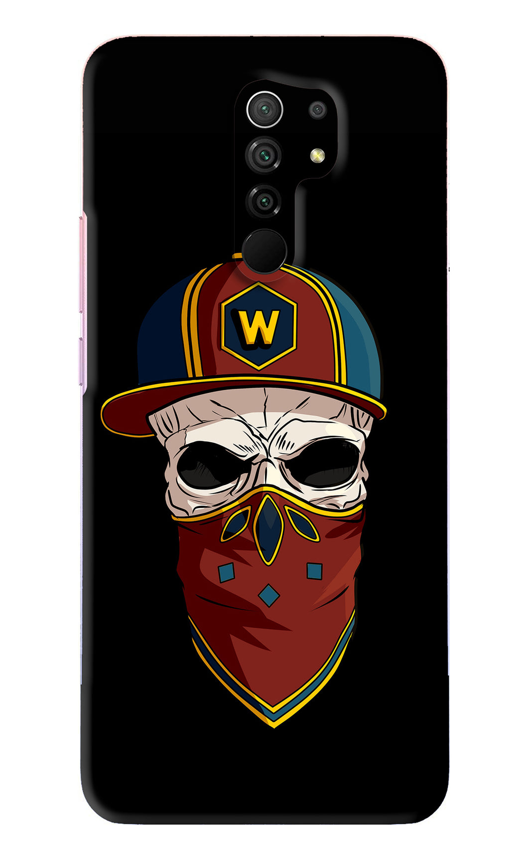 Skull Xiaomi Redmi 9 Prime Back Skin Wrap
