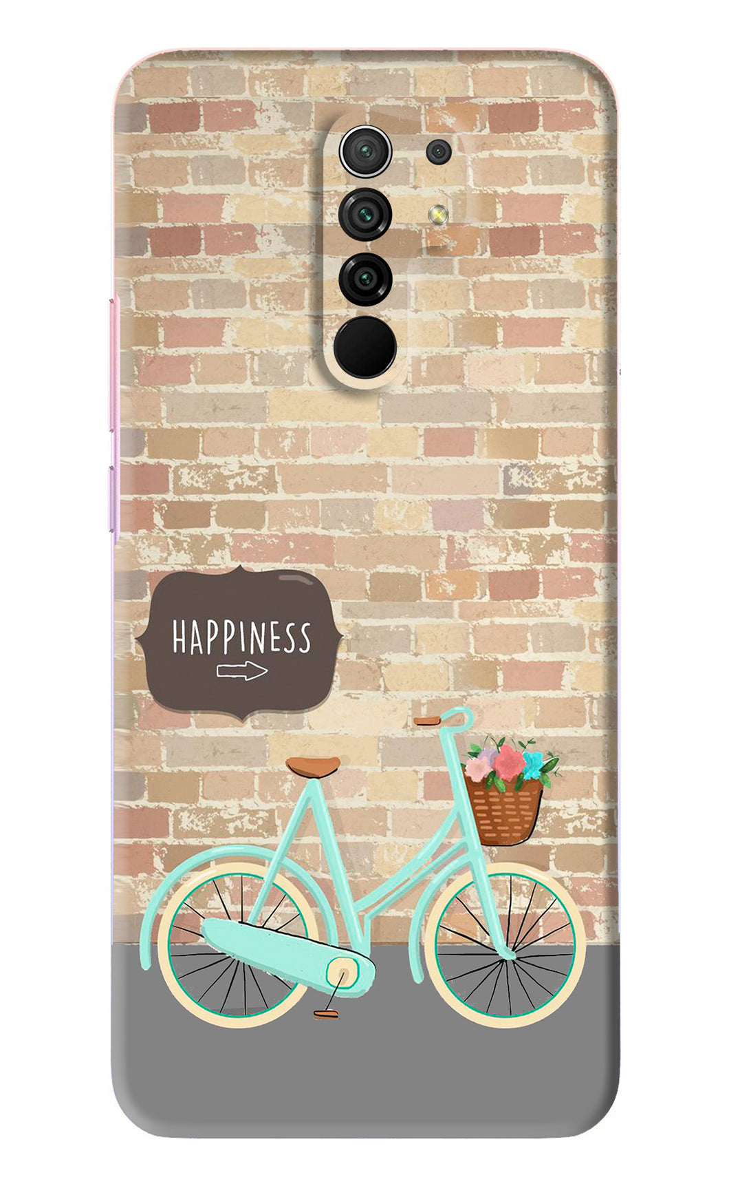 Happiness Artwork Xiaomi Redmi 9 Prime Back Skin Wrap